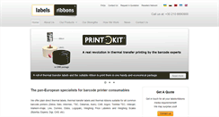 Desktop Screenshot of labels-ribbons.com